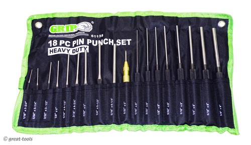 Punch set automotive - 18-pc,