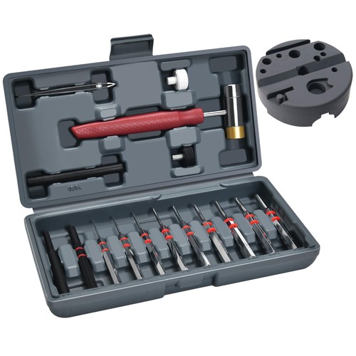 19pcs roll pin punch set - pin,